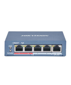 Switch POE 4 puertos 10/100 Mbps + 1 Uplink HK DS-3E0105P-E(B)